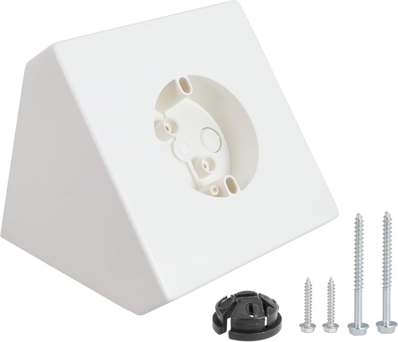 Deridi Ceiling Fan Light Fixture Mounting Box Fan Mounting Bracket FB900 Ceiling Fan Angle Mount for Cathedral Ceiling Angles of 80°and Up (1Pack) - Image 1
